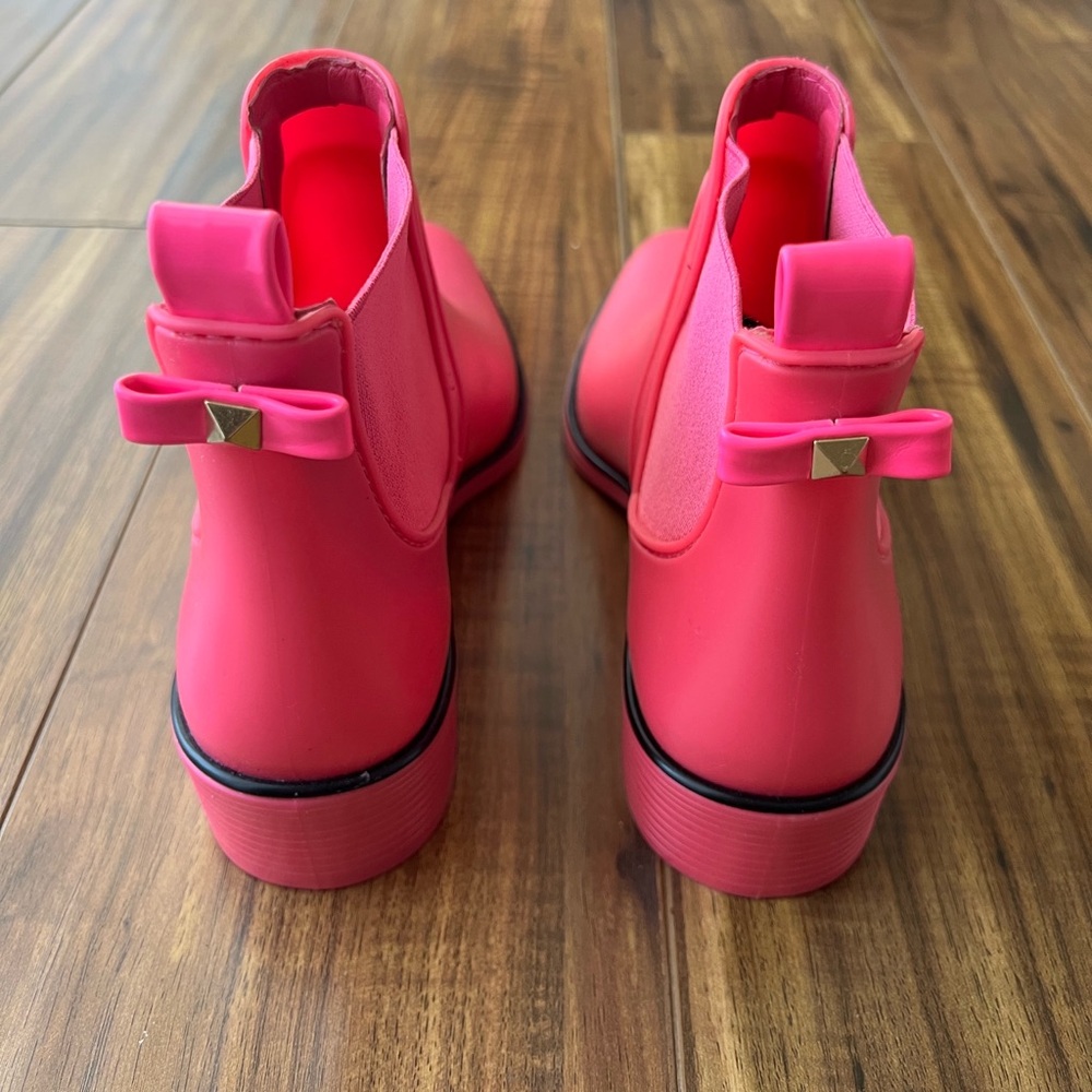 NEW Kate Spade rubber rain booties
